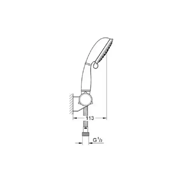 Душевой гарнитур Grohe New Tempesta Rustic 100 (27805000) фото 3 Aquada.com.ua