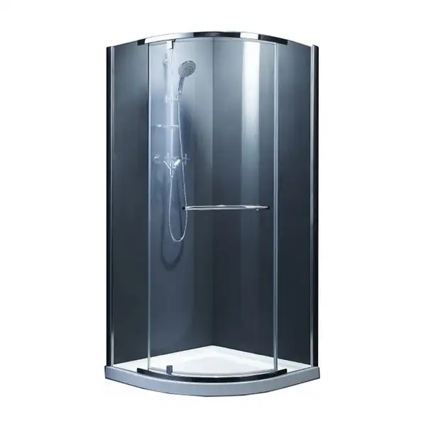 Душевая кабина Devit Comfort 1000 х 1000 х 1900 мм (профиль нерж. сталь, стекло серое) (FEN1223G) фото 1 Aquada.com.ua