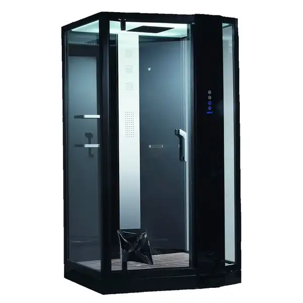 Паровой бокс Devit Soul 1200 × 900 х h2200 мм (стекло прозрачное) левое открывание (FEN8912BL) фото 1 Aquada.com.ua