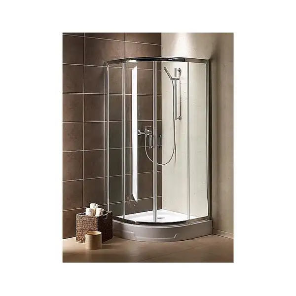 Душевая кабина Radaway Premium Plus A 90×90 (профиль - хром; стекло - Fabric) (30403-01-06N) фото 2 Aquada.com.ua