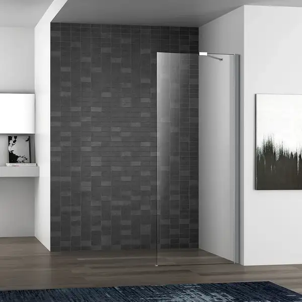 VOLLE Стенка Walk-In 100*190см, каленое прозрачное стекло 8мм (18-08-100) фото 4 Aquada.com.ua
