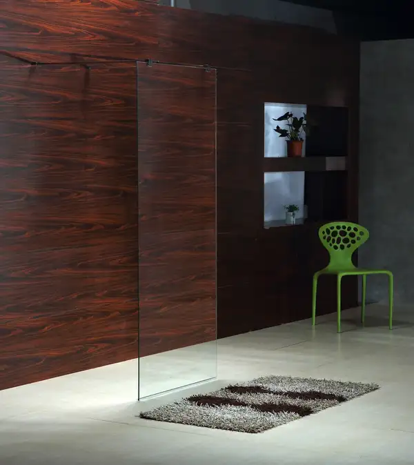 VOLLE Стенка Walk-In 90*190см, каленое прозрачное стекло 8мм (18-08-90) фото 2 Aquada.com.ua