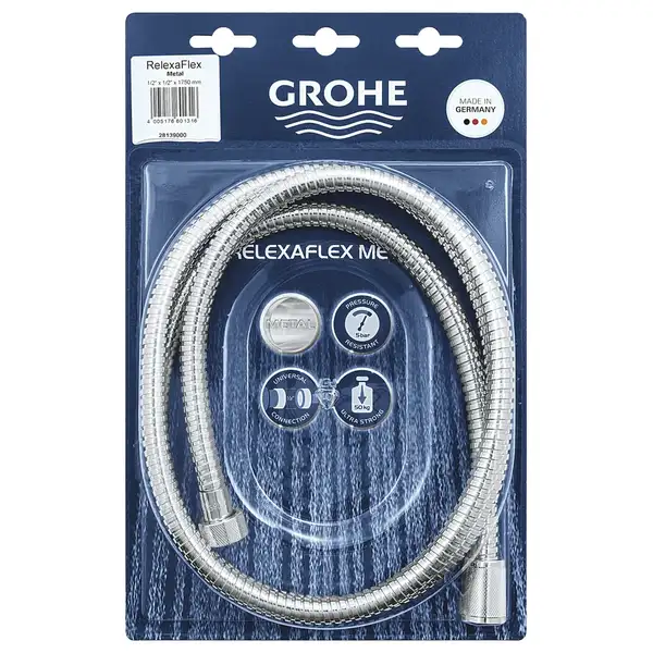 Душовий шланг 1750 Grohe Relexaflex Metal (28139000)