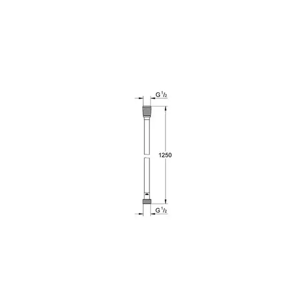 Душовий шланг 1250 Grohe Silverflex (28362000)