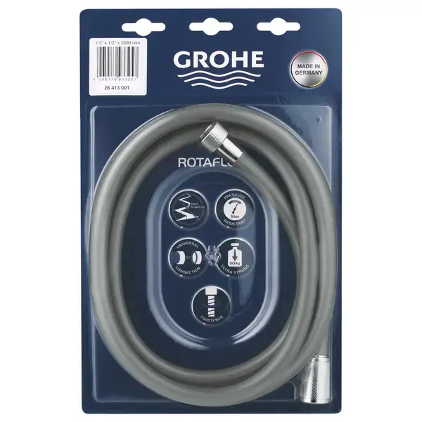 GROHE Металлический душевой шланг 2000 мм Relexaflex Metal (28413001)