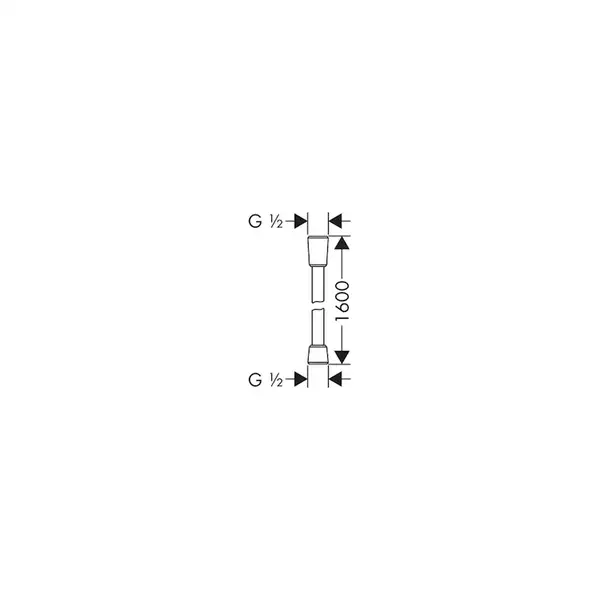 Шланг для душа Hansgrohe Isiflex 1.6 м (28248000)