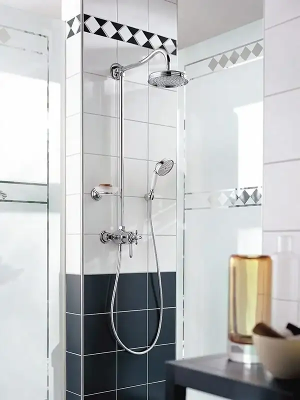 Душевая система с термостатом Axor Carlton Showerpipe (цвет - хром) (17670000) фото 2 Aquada.com.ua
