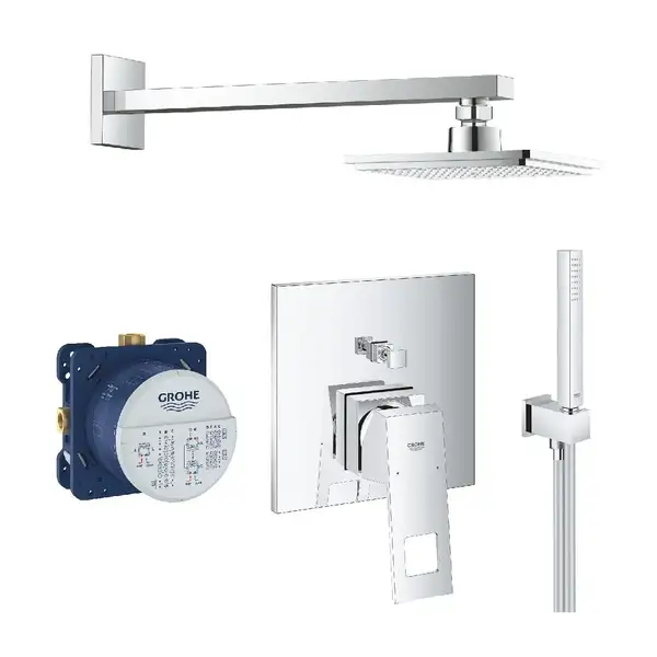 Душевая система скрытого монтажа Grohe Eurocube (цвет - хром) (234090SB)