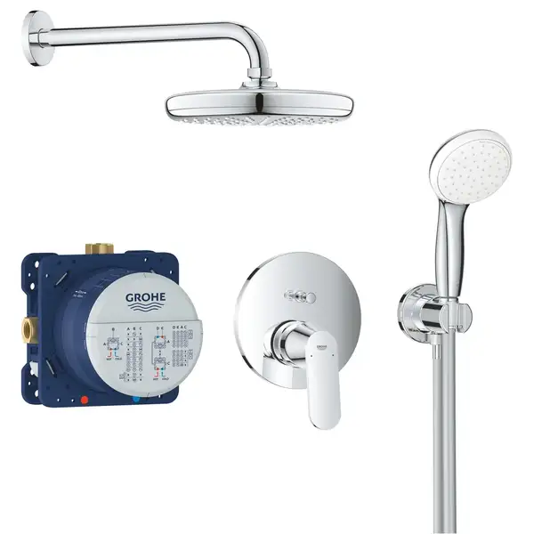 GROHE Душевая система скрытого монтажа Grohe Eurosmart Cosmopolitan с Tempesta 210 (25219001) фото 1 Aquada.com.ua