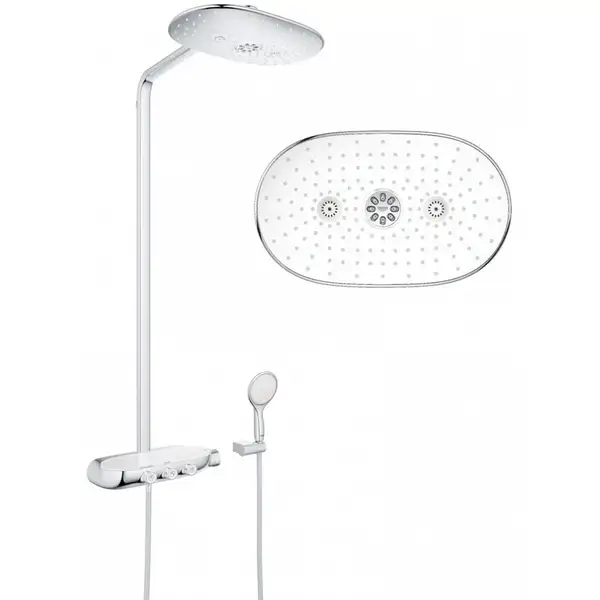 Душова система з термостатом для настінного монтажу Grohe Rainshower System SmartControl 360 (26250LS0)