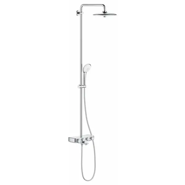 GROHE  Душевая система настенного монтажа с термостатом для ванны Euphoria SmartControl System 260 Mono (26510000) фото 1 Aquada.com.ua