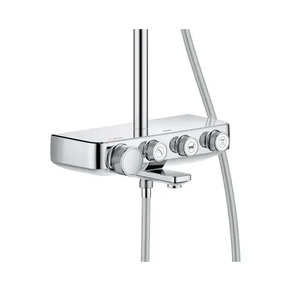 GROHE  Душевая система настенного монтажа с термостатом для ванны Euphoria SmartControl System 260 Mono (26510000) фото 3 Aquada.com.ua