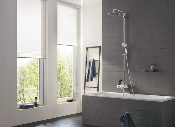GROHE  Душевая система настенного монтажа с термостатом для ванны Euphoria SmartControl System 260 Mono (26510000) фото 6 Aquada.com.ua