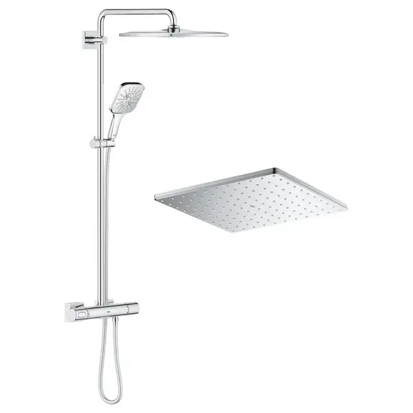 Душевая система с термостатом Grohe Rainshower, хром (26649000)