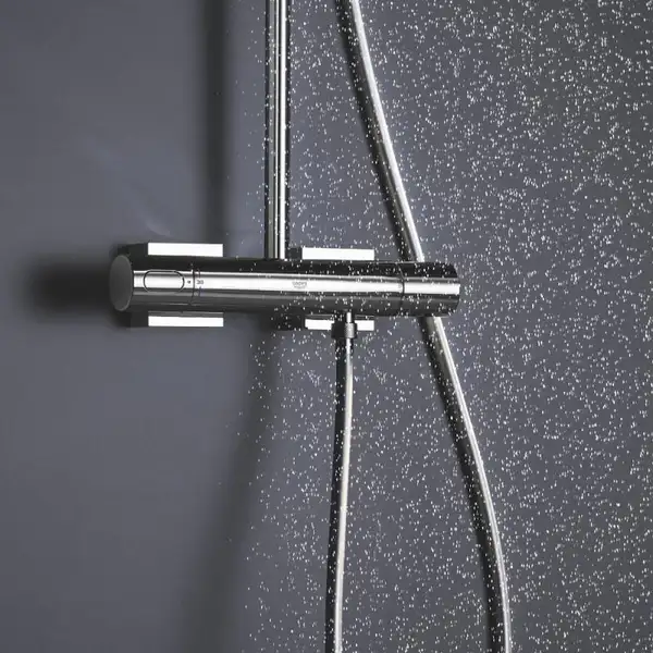 Душевая система с термостатом Grohe Rainshower, хром (26649000)