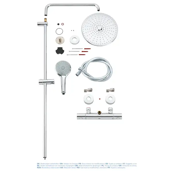 Душова система з термостатом для душа Grohe Euphoria System (27296002)