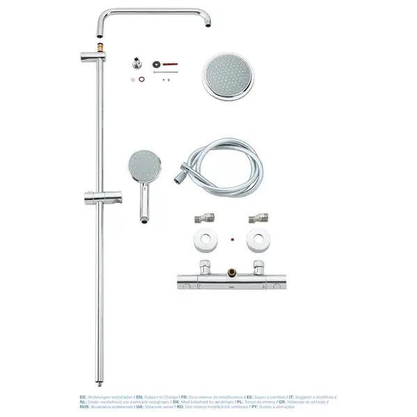 Душова система з термостатом для душа Grohe New Tempesta Cosmop. System (27922000)