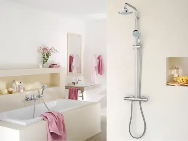 Душова система з термостатом для душа Grohe New Tempesta Cosmop. System (27922000)