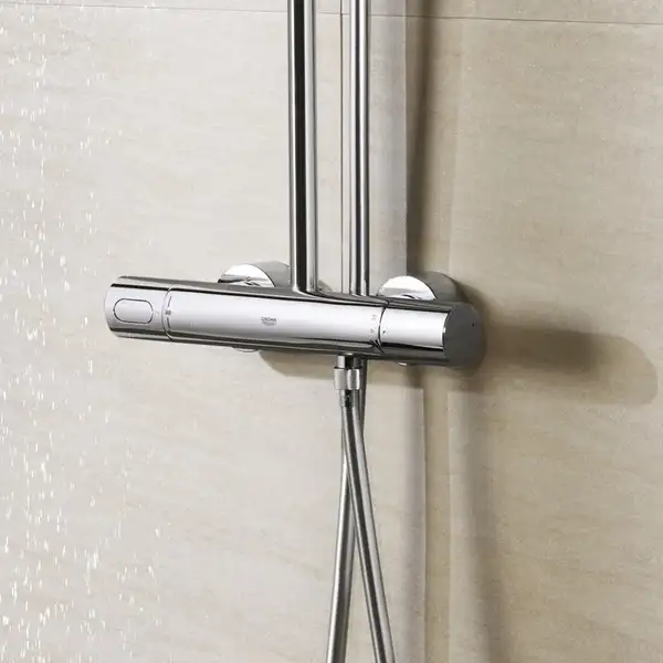 GROHE Душова система з термостатом для настінного монтажу Rainshower System 310  (27968000) фото 7 Aquada.com.ua