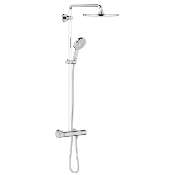Душова система з термостатом для настінного монтажу GROHE Rainshower System 310 (27968000)