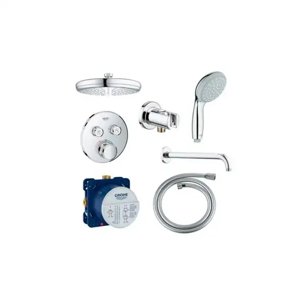 GROHE Grohtherm SmartControl Неперевершена душова система із Rainshower New Tempesta 210 (34614SC0)