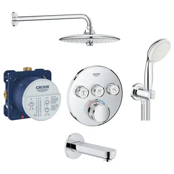 GROHE Набор скрытого монтажа Smartcontrol  (34614SC3) (34614SC3) фото 1 Aquada.com.ua