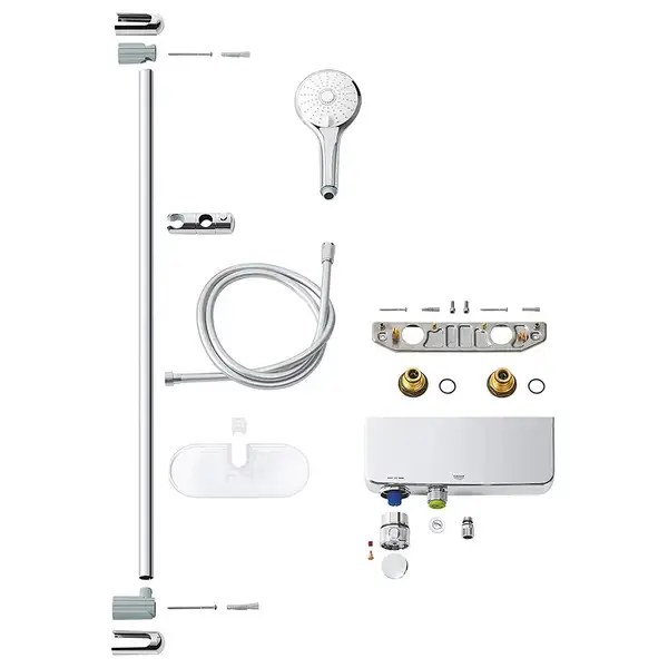 GROHE Термостат с душевым набором Grohtherm SmartControl (34721000) фото 6 Aquada.com.ua
