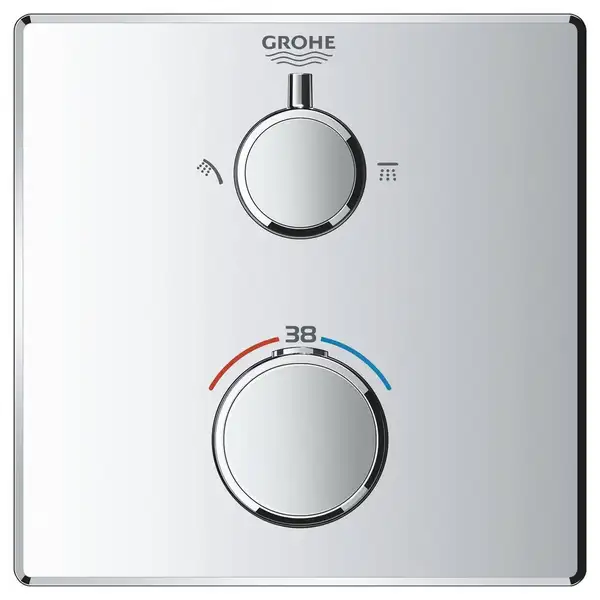 Душова система прихованого монтажу з термостатом Grohe Grohtherm Convent. Concealed (34729000)
