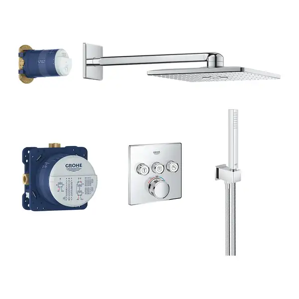 Душова система прихованого монтажу з термостатом Grohe Grohtherm SmartControl (34804000)