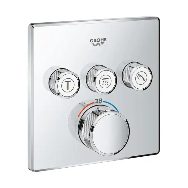 Душова система прихованого монтажу з термостатом Grohe Grohtherm SmartControl (34804000)