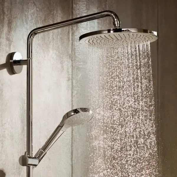 Душова система Hansgrohe Croma Select S 280 RainAir 1jet Showerpipe для душа з термостатом, хром (26790000)