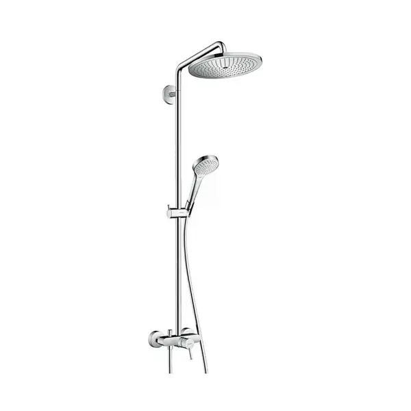 Душевая система Hansgrohe Croma Select S Showerpipe 280 1jet (цвет - хром) (26791000) фото 1 Aquada.com.ua