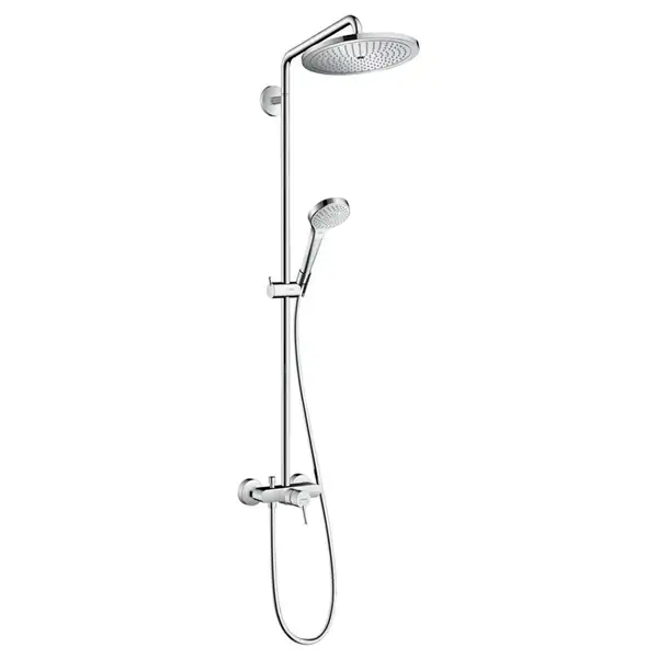 Душова система Hansgrohe Croma Select S 280 1jet Showerpipe зі змішувачем, хром (26791000)