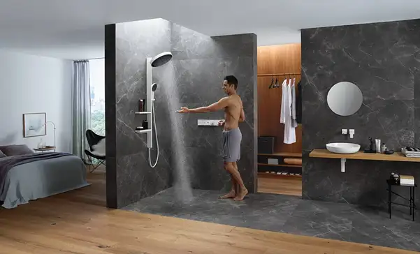 Душевая система Hansgrohe Rainfinity (цвет - белый матовый) (26842700) фото 3 Aquada.com.ua