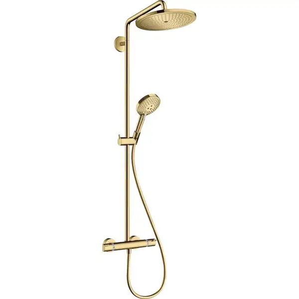 HANSGROHE Croma Select S 280 1jet Душова система, золото (26890990)