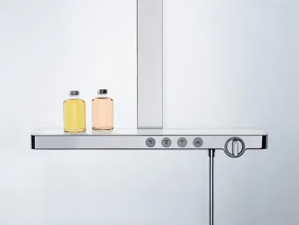 Душевая система с термостатом Hansgrohe Rainmaker Select 460 Showerpipe 2jet (цвет - хром/белый) (27109400) фото 3 Aquada.com.ua