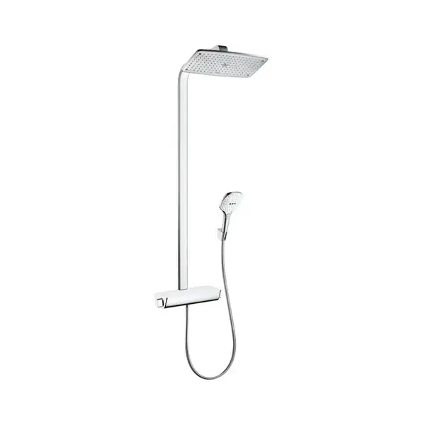 Душевая система с термостатом Hansgrohe Raindance S Showerpipe 360 1jet (цвет - хром/белый) (27112400) фото 1 Aquada.com.ua