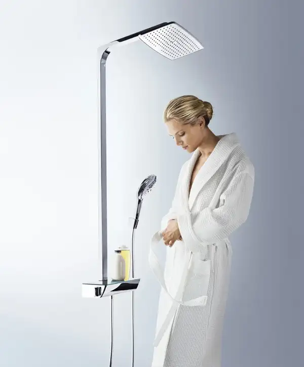 Душевая система с термостатом Hansgrohe Raindance S Showerpipe 360 1jet (цвет - хром/белый) (27112400) фото 2 Aquada.com.ua