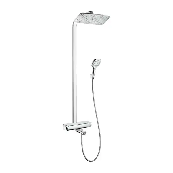 Душевая система с термостатом Hansgrohe Raindance E Showerpipe 360 1jet (цвет - хром) (27113000) фото 1 Aquada.com.ua