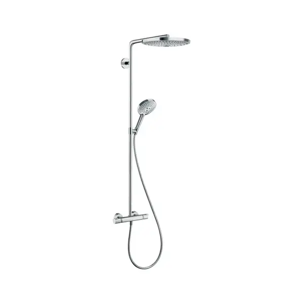 Душевая система с термостатом Hansgrohe Raindance Select S Showerpipe 300 2jet (цвет - хром) (27133000) фото 1 Aquada.com.ua