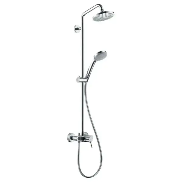 Душова панель Hansgrohe Croma 160 1jet Showerpipe зі змішувачем, хром (27154000)