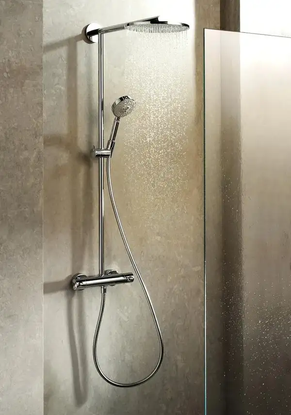 HANSGROHE Душевая система с термостатом Raindance S Showerpipe 240 (цвет - хром) (27160000) фото 2 Aquada.com.ua