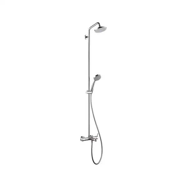 Душевая система Hansgrohe Showerpipe Croma 100 1jet (цвет - хром) (27201000) фото 1 Aquada.com.ua