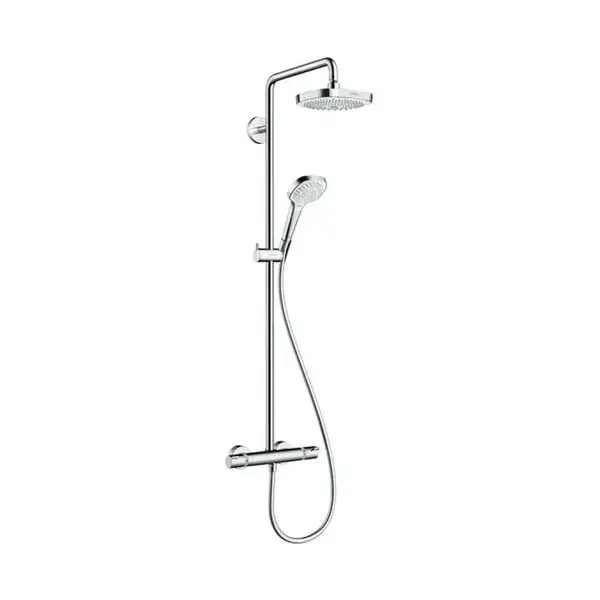 Hansgrohe Croma E Showerpipe Select 180 2jet, хром/білий (27256400)