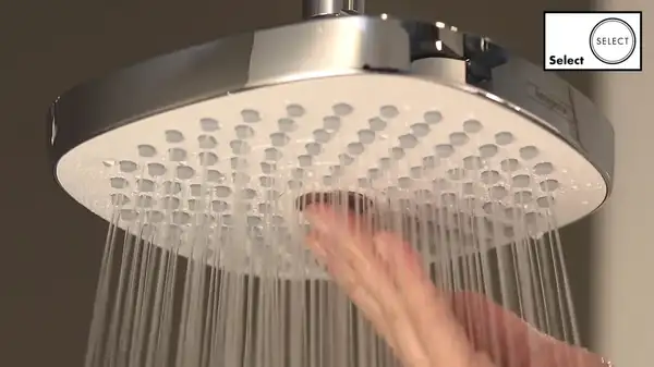 Душевая система Hansgrohe Croma Select E Showerpipe 180 2jet (цвет - хром/белый) (27258400) фото 3 Aquada.com.ua