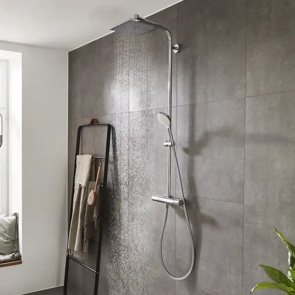 Hansgrohe Crometta E240 Душевая система с термостатом, хром (27271000)