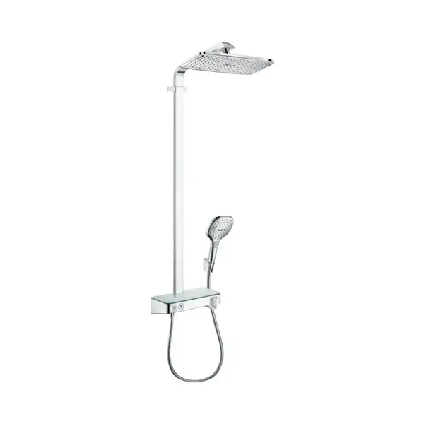 Душевая система с термостатом Hansgrohe Raindance E Showerpipe 360 1jet с ShowerTablet Select 300 (цвет - хром) (27288000) фото 1 Aquada.com.ua
