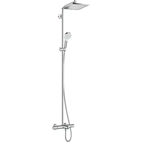 HANSGROHE Душевая система для ванны Crometta E 240 1jet Showerpipe (27298000) фото 1 Aquada.com.ua