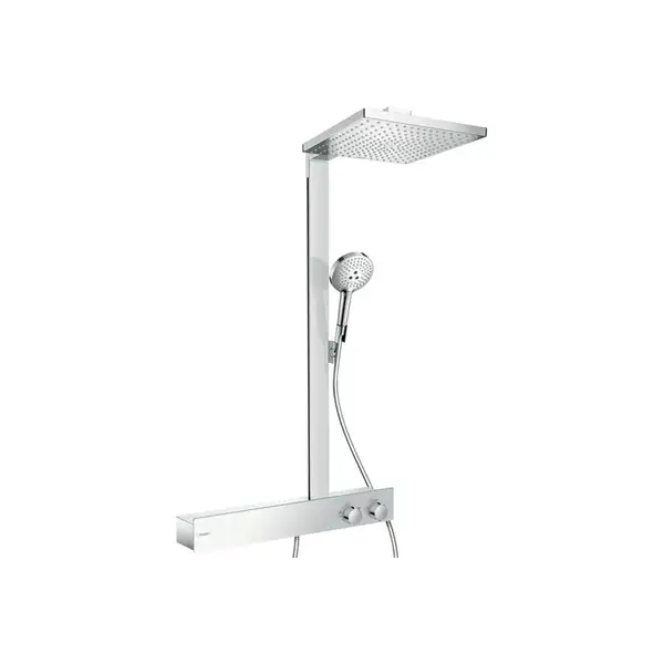 Душевая система с термостатом Hansgrohe Raindance E Showerpipe 300 1jet с ShowerTablet 600 (цвет - хром) (27363000) фото 1 Aquada.com.ua