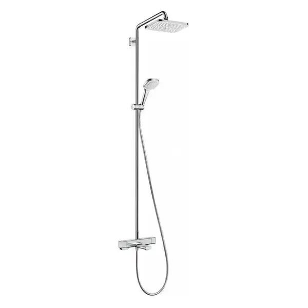Душевая система с термостатом для ванны Hansgrohe Croma E (цвет - хром) (27687000) фото 1 Aquada.com.ua